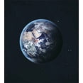 thumbnail image 3 of Galaxy Duvet Cover Set, Planet Earth Outer Space Scenery of Globe Orbit Discovery Universe Art Print, Decorative 3 Piece Bedding Set with 2 Pillow Shams, King Size, Dark Blue Grey, by Ambesonne, 3 of 3