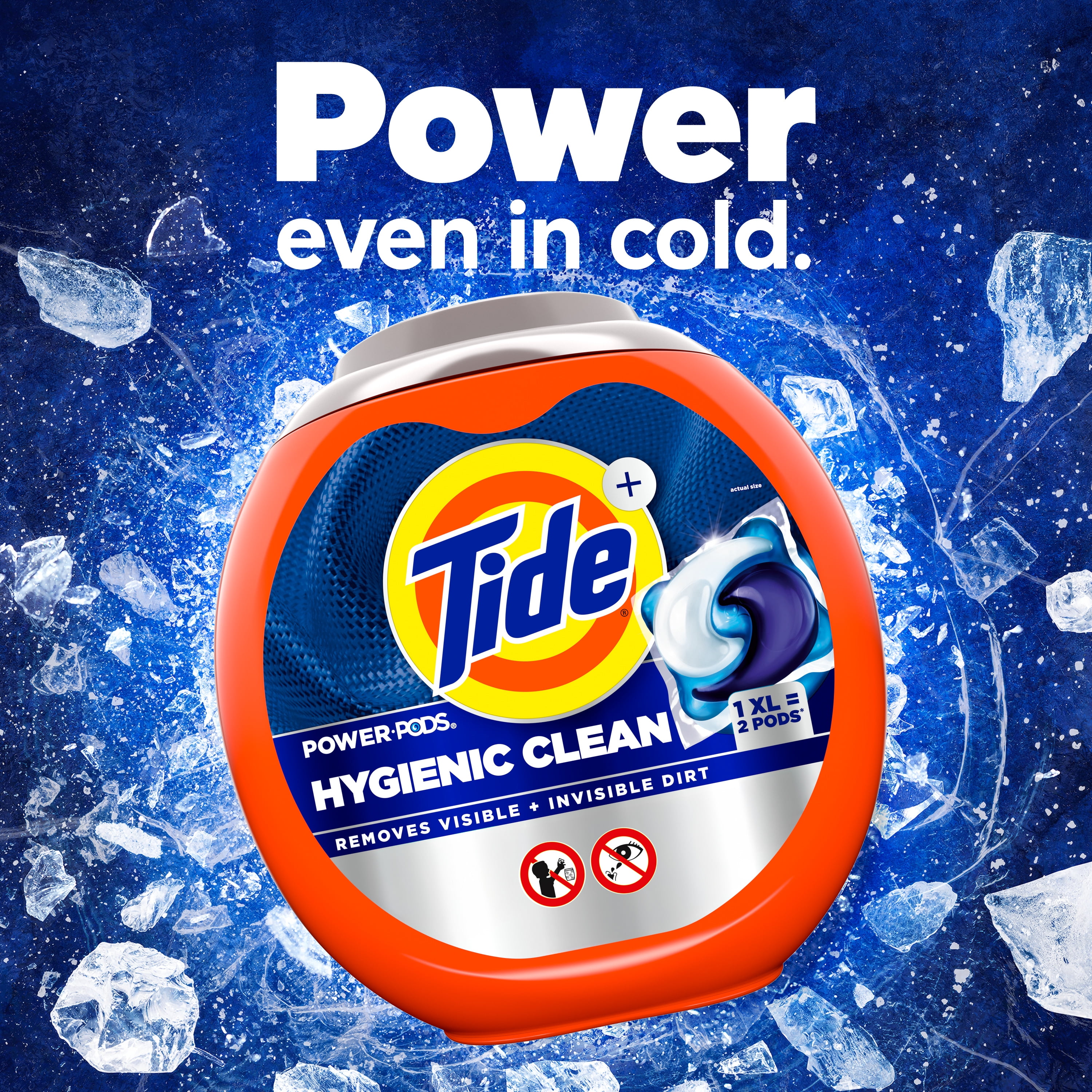 Tide Hygienic Clean Power PODS Laundry Detergent Pacs, Original Scent, 25 Count