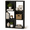 Black, variant on Kayerdos 8 Cube Storage Organizer Bookcase with Removable Back Panels, Heavy Duty Storage Shelf, White