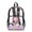 Axolotl Music Print, variant on Capybara Driving Truck 17 Inch Clear Backpack, Wide Shoulder Straps Bookbag, Transparent Side Pockets School Bag for Elementary Kindergarten Preschool