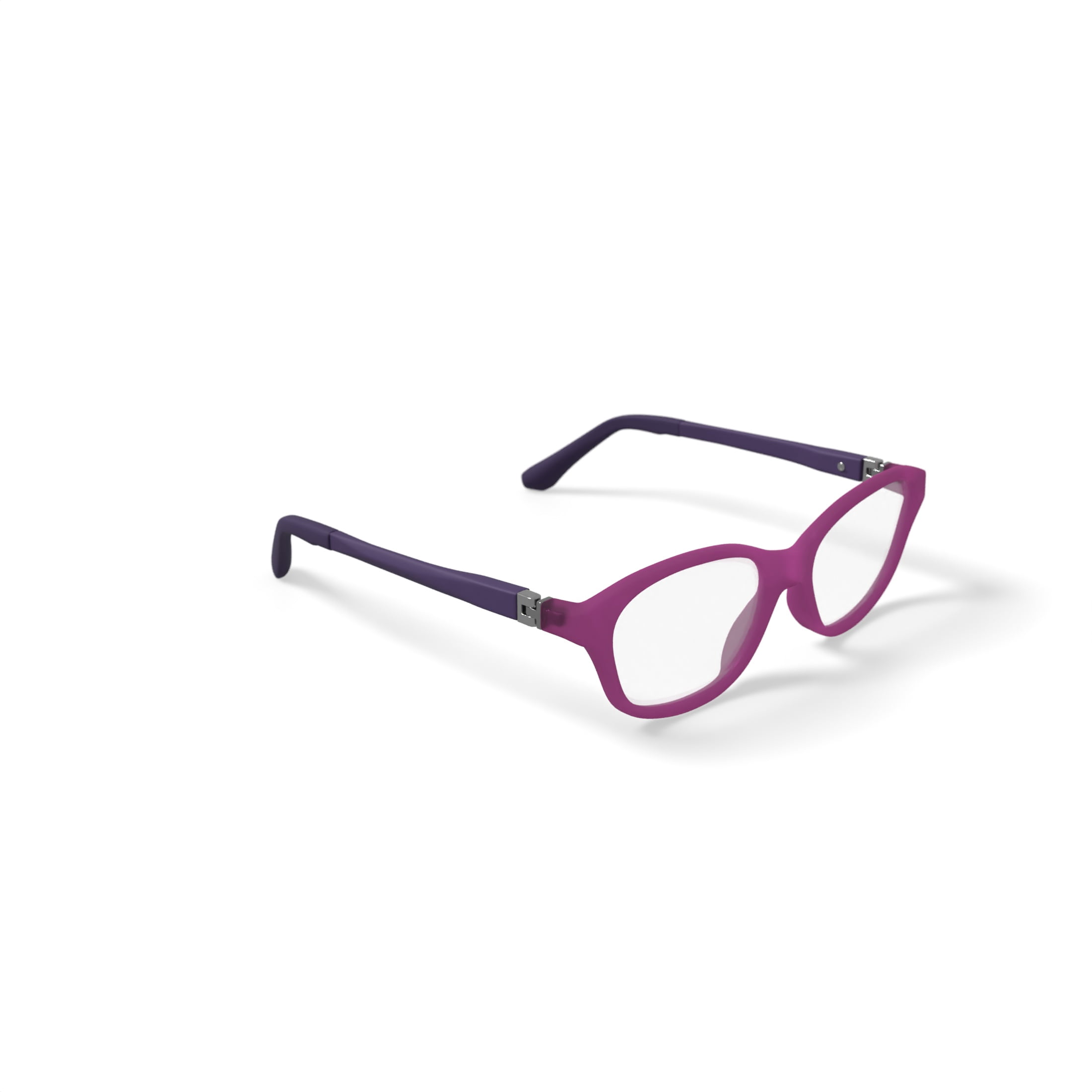 Adolfo Youth Majorette Square Prescription Eyeglasses with Case, Pink