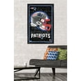 thumbnail image 3 of NFL New England Patriots - Neon Helmet 23 Wall Poster, 22.37" x 34" Framed, 3 of 6