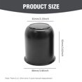 thumbnail image 2 of Hoypeyfiy 4Pcs Push Through Wheel Center Caps, 3.19 Inch Truck Trailer Rim Center Caps, Trailer Hub Caps for Trailer Truck RV Wheel Rims, S, 2 of 7