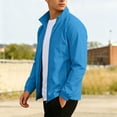 thumbnail image 5 of Annhoo Windbreaker Jackets for Boys Collar Long Sleeve Lightweight Full Zip Breathable Outdoor Gym Coats, 5 of 9