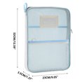 thumbnail image 3 of XWSHYW Herramientas para El Hogar Bolsa Transparente para Documentos, Bolsa de Malla para Libros, Bolsa de Almacenamiento de Documentos y Papelería, 3 of 5