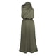thumbnail image 1 of Vestido de mujer Vestido de dama de honor de boda de celebridades populares Vestido de largo medio Vestido de noche de satén con cuello, 1 of 6