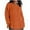 Womens Clothing Orange, variant on Womens Plus Size Tops, Long Sleeve Shirts for Women Fall Lightweight Casual Vintage Solid Color Crewneck Linen Dressy Blouses S-3XL