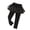 Noir, variante sur KYAIGUO Legging de Printemps pour Filles Tout-Petits avec Jupe Tutu à Paillettes Automne Sans Pieds en Coton pour 3-8 Ans