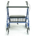 thumbnail image 2 of Karman Healthcare R-4700-BL Heavy Duty Rollator-Blue, 2 of 3
