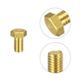 thumbnail image 4 of Unique Bargains Brass Hex Bolts, 3/8-16x5/8' 1 Pack Fully Thread Grade 4.8 Machine Screws, 4 of 4