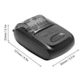 thumbnail image 4 of Receipt Printer Portable 58mm Mobile Thermal Printer Wireless BT Mini Bill Ticket Printing Compatible with Android iOS Windows with 1pcs Thermal Paper Rolls for Restaurant Supermarket Retail, 4 of 8