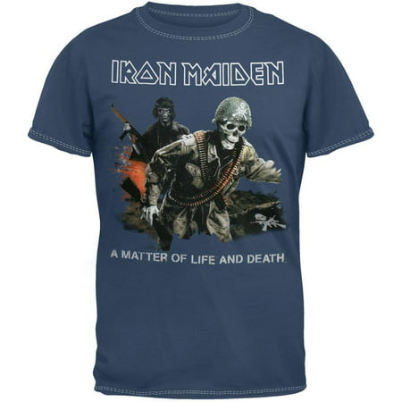 Iron Maiden - Life And Death Overdye T-Shirt (Best Iron Maiden T Shirts)