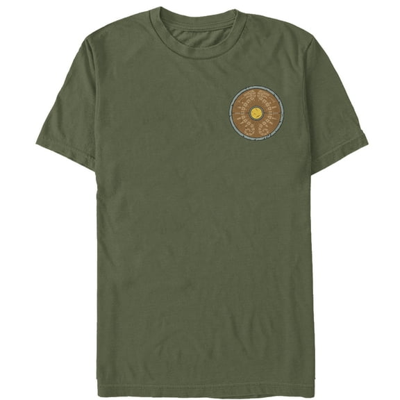 Men's Nintendo Zelda Breath of the Wild Traveler's Shield Graphic Tee Military Green Medium