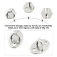 thumbnail image 4 of SHISUYAN Sturdy Stainless Steel Wall Hooks for Home Use Silver Color 6 Pieces 2.5 Inch, 4 of 9