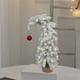 thumbnail image 4 of Árbol de Navidad con Cabeza Torcida - Decoración Navideña de Mesa de Plástico Rosa o Blanco de 20 Pulgadas para El Hogar, 4 of 5