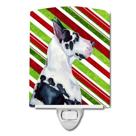 

Great Dane Candy Cane Holiday Christmas Ceramic Night Light