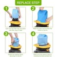 thumbnail image 5 of WS01025F2 Reusable Wet Dry  Bags with Retaining Bands Fit for Stinger 2-1/2 to 5-Gallon Shop Vac Vacuum Craftsman 9-38737 MultiFit VF2000(pack of 8pcs  Bags 4pcs Retaining Bands), 5 of 7