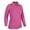 Raspberry, variant on Women's Long Sleeve Light Weight Pique Solid Golf Polo Shirt #2071