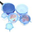 thumbnail image 4 of 6/12 Pcs Couvercles en Silicone Extensibles pour Bols Alimentaires Couvercles Réutilisables Économiseurs d'Aliments Couvercle Extensible Multifonctionnel pour Fruits et Légumes Conservation Fraîcheur, 4 of 7