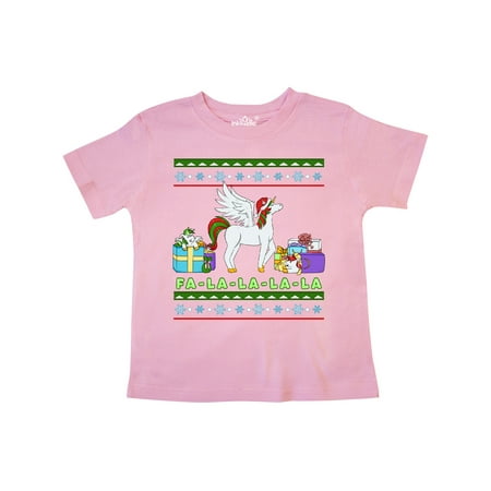 

Inktastic Christmas Festive Unicorns Fa-La-La-La-La Gift Toddler Boy or Toddler Girl T-Shirt