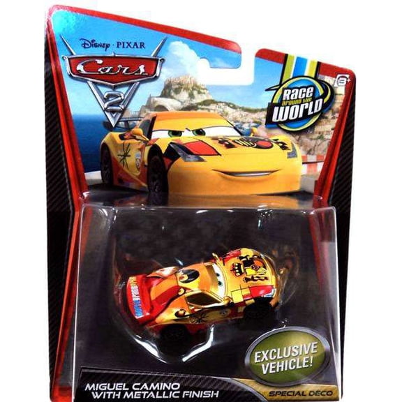 Disney Cars Main Series Miguel Camino with Metallic Finish Diecast Car