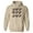 Sand, variant on Skulls and Bows Hoodie Sweatshirt Unisex Large White