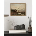 thumbnail image 6 of Drsoum Vintage Lakeside Forest Landscape Wall Art Rustic Retro Framed Nature Scenery Prints Farmhouse Classic Decorations for Home Office Bedroom 8x10in Natural Framed, 6 of 6