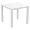 thumbnail image 3 of Compamia Air Mix Square Dining Set with White Table and 4 Red Chairs, 3 of 3