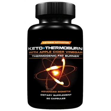 ThermoBurn™ Keto Pills   Apple Cider Vinegar Capsules.  Thermogenic Fat Burner. Weight Loss, Detox, Diet Pills