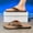 Yellow Brown, variant on Men'S Cork Sole Flip Flops Summer Non-Slip Outdoor Beach Thong Sandals Soft Sole Casual Slides