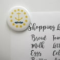thumbnail image 2 of Rhode Island State Flag Kitchen Refrigerator Locker Button Magnet, 2 of 5