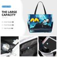 thumbnail image 3 of Xecao Hawaiian Beach Pirate Moon for versatile beach bag for women includes zipper pockets and waterproof material, ideal for vacations and adventures., 3 of 7