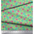 thumbnail image 3 of Soimoi Rayon Fabric Circle,Dot & Triangle Geometric Printed Fabric 1 Yard 56 Inch Wide, 3 of 3