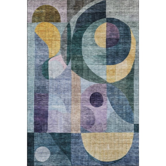 Dalyn Rugs Premium Machine Washable Mayfield AMF1118 Blue 9' x 12' Rug
