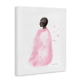 thumbnail image 2 of Stupell Industries Contemporary Pink Fur Coat Portrait Canvas Art, 16 x 20, by Simone Elum, 2 of 8