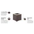 thumbnail image 3 of Homestyles Palm Springs Acacia Wood Top and Rattan Outdoor Planter in Dark Brown, 3 of 9