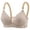 #39Brown, variant on Byworldtasic Ladies Everyday Plaid Wireless Bra Ribbed V‑Neck Lightweight Bralette Adjustable Shoulder Straps Casual Bra