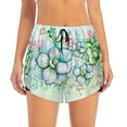 thumbnail image 2 of Fotbe Succulent Womens High Waist Running Shorts Athletic Workout Quick Dry Shorts for Women with Pockets Gym Yoga Summer Shorts-Medium, 2 of 9