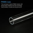 thumbnail image 4 of Acrylic Pipe Clear Rigid Round Tube 26mm ID 32mm OD 10" for Lamps and Lanterns, Water Cooling System, 4 of 6