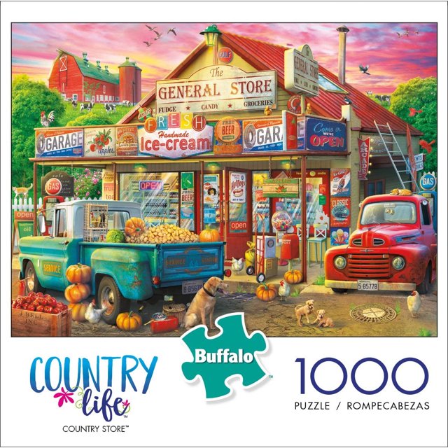 Rompecabezas de 1000 piezas Buffalo Games Tienda de campo