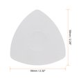 thumbnail image 2 of Uxcell 10pcs Tailors Chalk, Triangle Sewing Chalk, Washable Fabric Marker for Sewing Quilting Crafting White, 2 of 5