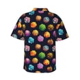 thumbnail image 3 of Daiia Lovely Planet Hawaiian Shirt for Men Gentle Cotton Regular Short Sleeve Casual-X-Large, 3 of 9