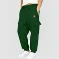 thumbnail image 2 of Boys Sweatpants Solid Color Leisure Active Sports Sweat Pants Elastic Waist Joggers with Pockets Boys's Pants Size 4-15, 2 of 7