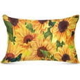 thumbnail image 3 of GZHJMY Sunflower Queen Pillowcase Super Soft Cozy Plush Pillow Case with Zipper for Sofa Bed Couch, 20 x 30 Inch, 3 of 7