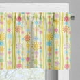 thumbnail image 3 of Ambesonne Floral Valance Pack of 2, Colorful Cartoon Style, 54"X18", Multicolor, 3 of 5