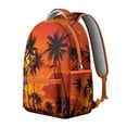 thumbnail image 2 of Hawaii Tropical Wind Palm Leaves Design Laptop Backpack: Perfect Gift for Students, Durable Lightweight Daypack with Large Capacity for High School, College, Campus Commute, 2 of 6