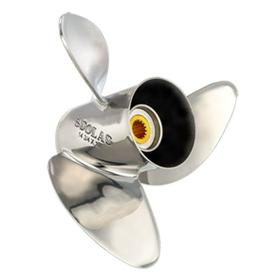 Solas 3451-139-17 HR Titan Stainless Steel 3-Blade Boat Propeller - RH, 13-7/8 In. Diameter x 17 In. Pitch