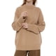 thumbnail image 1 of Suéteres de Gran Tamaño para Mujer, Conjuntos de Otoño 2025, Cuello Redondo, Mangas Largas, Jerseys de Punto A . Color Camello S, 1 of 8