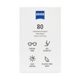 thumbnail image 5 of ZEISS Gentle and Thorough Cleaning Sunglass Lens Cleaner Wipes, 80 Count, 5 of 8