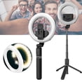 thumbnail image 1 of Anillo De Luz Led Para Selfie Todo En Uno, Luz De Relleno, Trípode Ajustable, Kit De Trípode De Luz De Relleno Para Selfie De Maquillaje Vogacara EL015820-00, 1 of 5